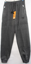 Спортивные штаны мужские на флисе (gray) оптом 57306428 A116-1-9