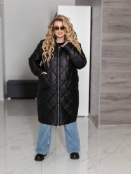 Куртки зимові жіночі БАТАЛ оптом Dembitska