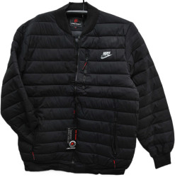 Куртки демисезонные мужские БАТАЛ (черный) оптом 24031675 2356-270