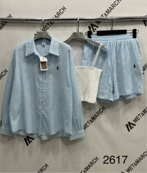 Костюмы женские (3-ка) оптом 96038152 2617-24