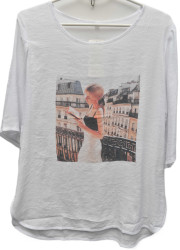 Футболки женские ПОЛУБАТАЛ оптом 37295810 351-3