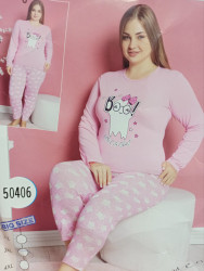Ночные пижамы  женские БАТАЛ оптом 10496835 50406-5