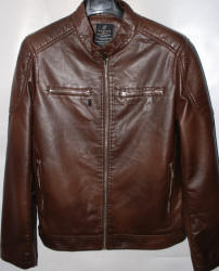 Куртки кожзам мужские FUDIAO (brown) оптом 86932740 1822-60