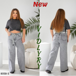 Джинсы ПАЛАЦЦО женские БАТАЛ оптом 27185964 8058-3