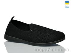 Слипоны, DeMur оптом 6711 чорний