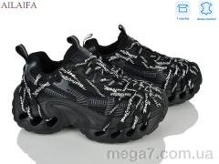 Кроссовки, Ailaifa оптом 1685 black