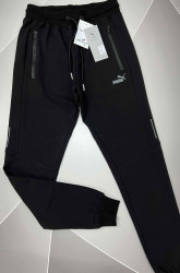 Спортивные штаны мужские (черный) оптом 25417630 03-28