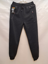 Спортивные штаны мужские на флисе (gray) оптом 90812635 2235-41