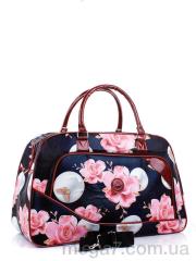 Сумка, Superbag оптом 0395-1 black-rose