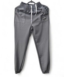 Спортивные штаны женские (серый) оптом 32456879 04-25