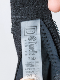 Бюстгальтер Diorella 35468D (  чёрный, D  6 шт. )