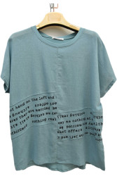 Футболки женские БАТАЛ оптом 05243698 9555-55