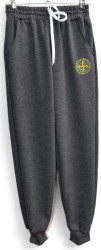 Спортивные штаны подростковые  (серый) оптом 91324786 02-47