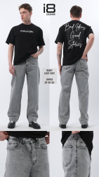 Джинси чоловічі I8DENIM оптом THREE BLACK  