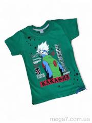 Футболка, Kids-modnik оптом 4383 зелений
