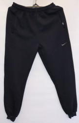 Спортивные штаны мужские на флисе (black) оптом 05871392 04-23