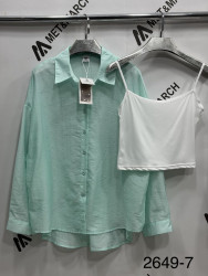 Рубашки женские (2-ка) оптом 06125483 2649-7-142