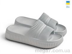 Шлепки, Rai shoes оптом ДС79 сіро-блакитний