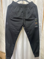 Спортивные штаны мужские (черный) оптом 48620519 132-2
