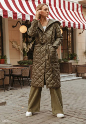 Куртки зимние женские (khaki) оптом 07183254 019-5