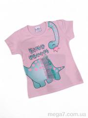 Футболка, Kids-modnik оптом --- 4099 св.рожевий