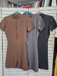 Комбинезоны женские (серый) оптом 73862149 850-227