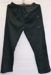 Спортивные штаны мужские на флисе (khaki) оптом 92048716 05-28