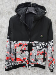 Куртки демисезонные мужские KADENGQI (черный) оптом 96845302 EM2357-115