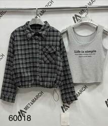 Рубашки женские (2-ка) оптом 80432971 60018-33