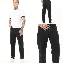 Джинси чоловічі I8DENIM оптом THREE BLACK  
