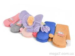 Варежки, Королева оптом J1002 mix