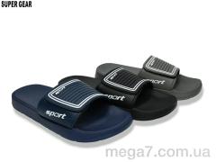 Шлепки, Super Gear оптом 7827 липучка mix