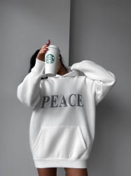 Худі жіночі на флісі оптом INNA 