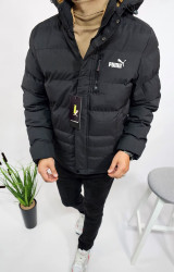 Куртки зимние мужские на меху (черный) оптом Китай 05847631 03-12