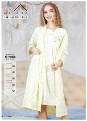 Ночные пижамы женские (2-ка) оптом 87436210 X-7066-13