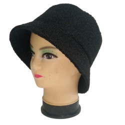 Панамы женские на флисе оптом 98502346 754-19