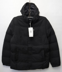 Куртки зимние мужские БАТАЛ (black) оптом 72043985 01-22