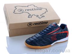 Футбольная обувь, Restime оптом Restime DMB20616 navy-d.red