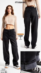 Джинсы женские на байке ITS BASIC оптом 81250673 3588-96