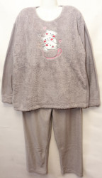 Ночные пижамы женские БАТАЛ оптом 01265793 03-17