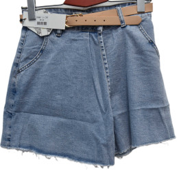 Шорты джинсовые женские DKNSEL ПОЛУБАТАЛ оптом 36048279 566-187