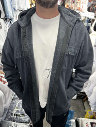 Рубашки мужские на меху оптом 82534691 985-74