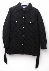 Куртки демисезонные женские AS.YLM БАТАЛ (черный) оптом 13780642 1508-16