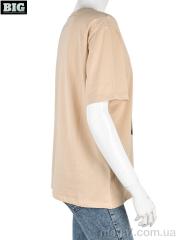 Футболка, BIG оптом --- 4049-06-3 l.beige