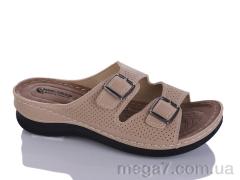 Шлепки, Sali-2 оптом 201-48 капучіно