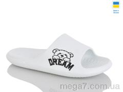 Шлепки, DeMur оптом DS 70 білий