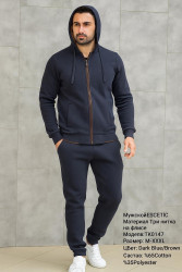 Спортивные костюмы мужские на флисе оптом 91674350 TK0147-43