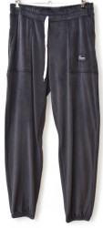 Спортивные штаны женские БАТАЛ (серый) оптом 20943165 05-91