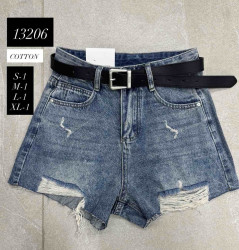 Шорты джинсовые женские оптом 37654980 13206-246