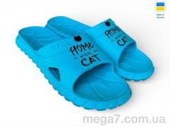 Шлепки, Rai shoes оптом --- С74 бірюзовий